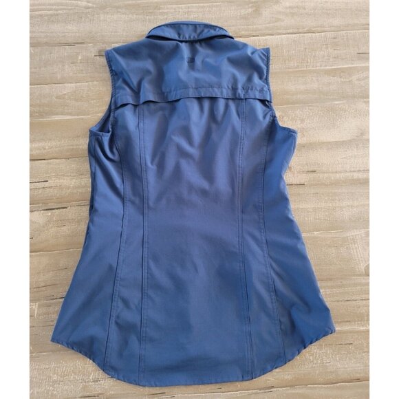 Reel Legends Sleeveless Shirt Women’s Size Small Adventure Blue Fishing Outdoors - Picture 12 of 12